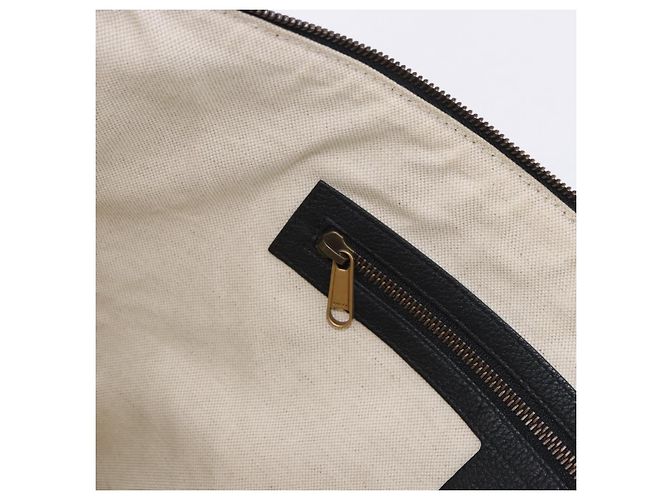 GUCCI Shoulder Bag Leather Black Gold Tone 523588 - vista 19