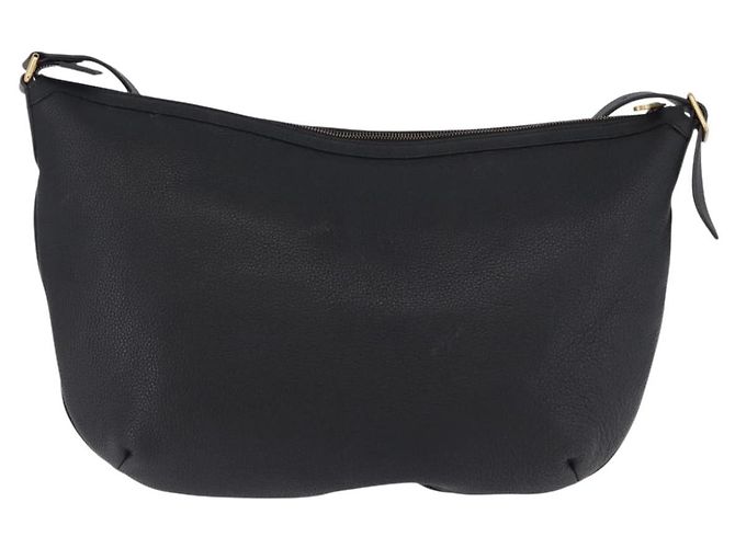 GUCCI Shoulder Bag Leather Black Gold Tone 523588 - vista 3