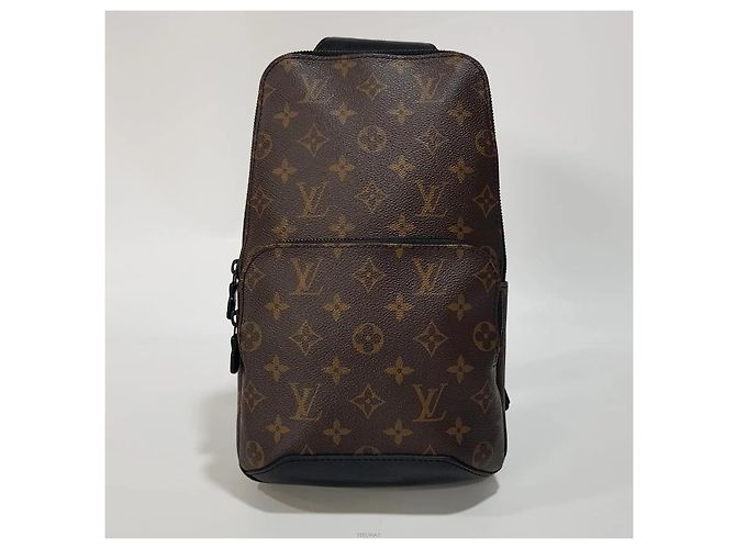 Louis Vuitton Monogram Avenue Slingback mit integriertem Chip Braun - Ansicht 2
