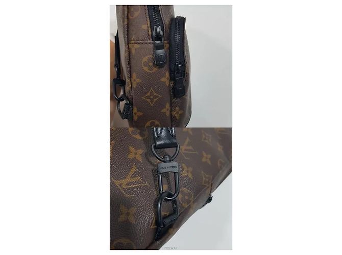 Louis Vuitton Monogram Avenue Slingback mit integriertem Chip Braun - Ansicht 6