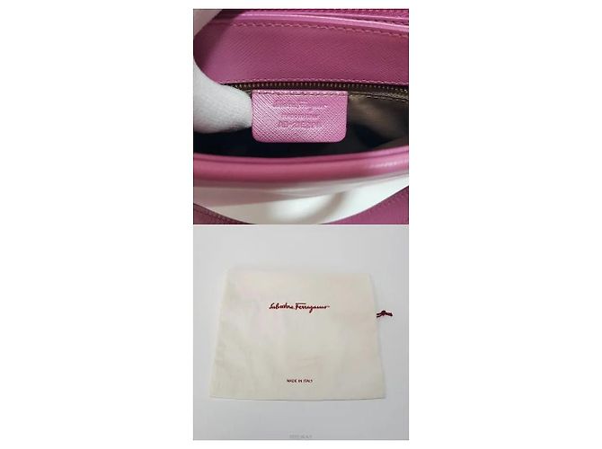 Salvatore Ferragamo Borsa Tracy Tote e a tracolla Rosa - vista 10