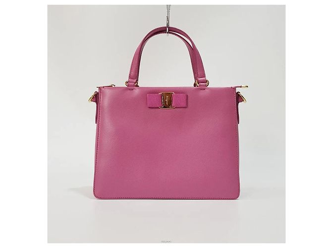 Salvatore Ferragamo Borsa Tracy Tote e a tracolla Rosa - vista 2