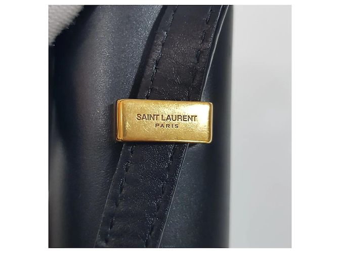 Saint Laurent Borsa a tracolla con patta Monogram Nero - vista 6