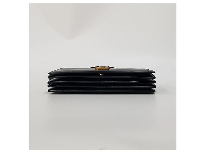 Saint Laurent Borsa a tracolla con patta Monogram Nero - vista 8