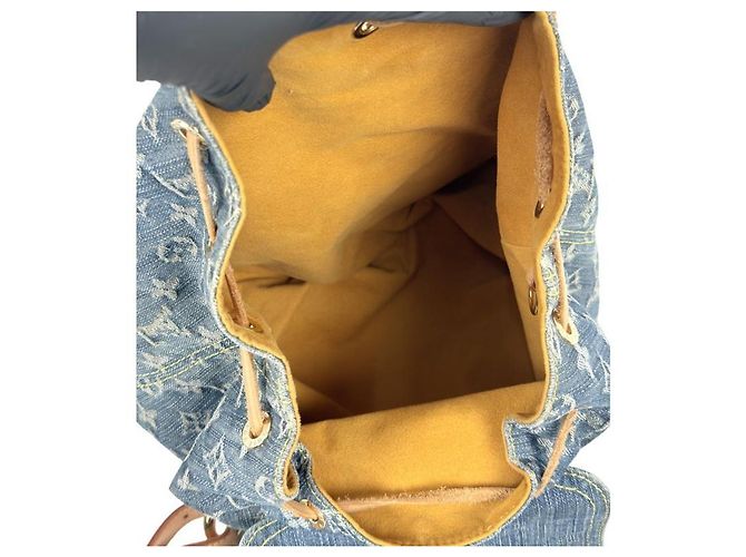 Louis Vuitton Sacardo Rucksack Denim Monogram Mehrfarben - Ansicht 11