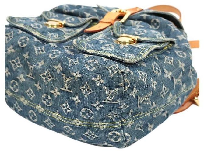 Louis Vuitton Sacardo Rucksack Denim Monogram Mehrfarben - Ansicht 12