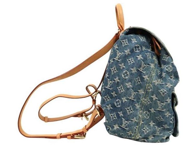 Louis Vuitton Sacardo Rucksack Denim Monogram Mehrfarben - Ansicht 2
