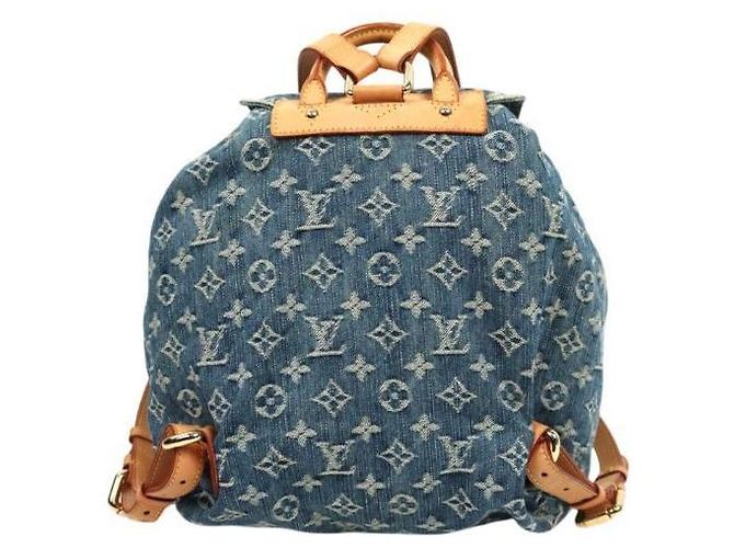 Louis Vuitton Sacardo Rucksack Denim Monogram Mehrfarben - Ansicht 3