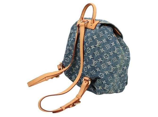 Louis Vuitton Sacardo Rucksack Denim Monogram Mehrfarben - Ansicht 7