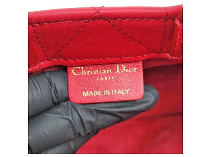 Dior Mini Borsa Book Tote Rossa Rosso - vista 10