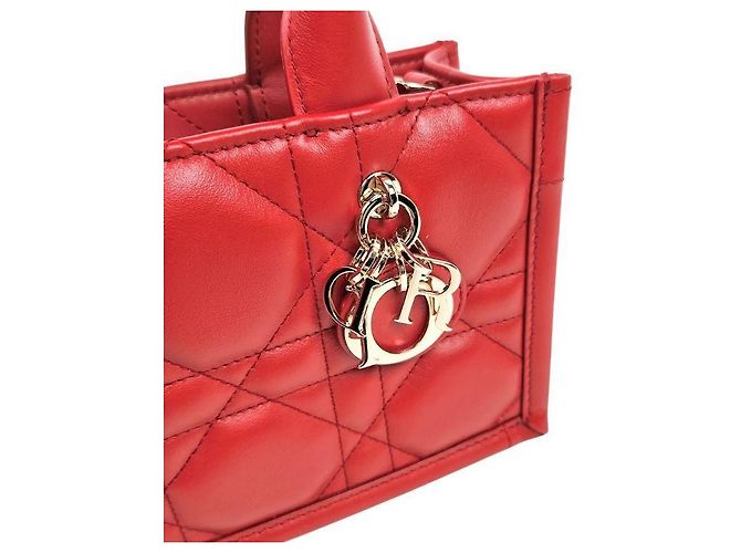 Dior Mini Borsa Book Tote Rossa Rosso - vista 7