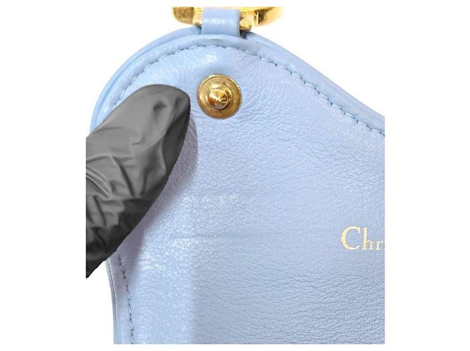 Dior Tarjetero Saddle Blue Oblique Azul - vista 10