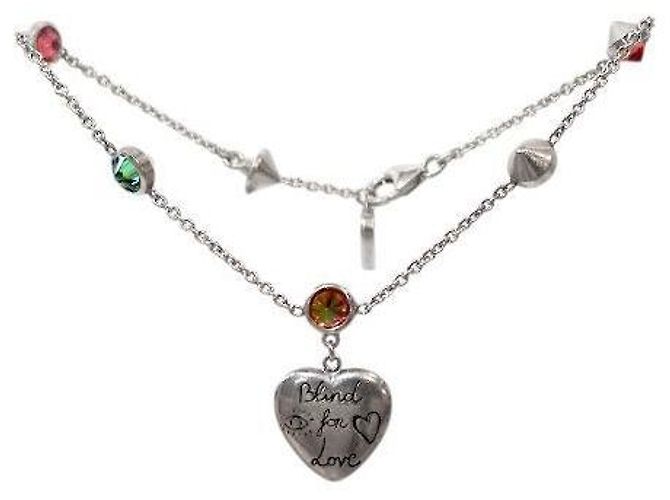 Gucci Bracciale Blind for Love Silver Argento - vista 3