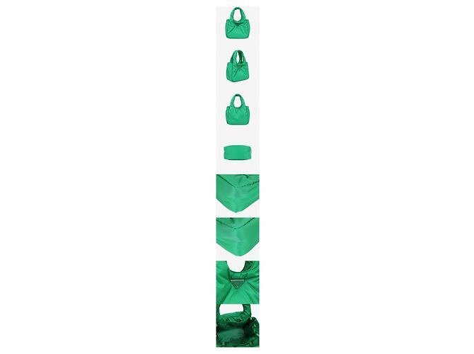 Prada Mini borsa in nylon imbottita morbida inutilizzata Verde - vista 2