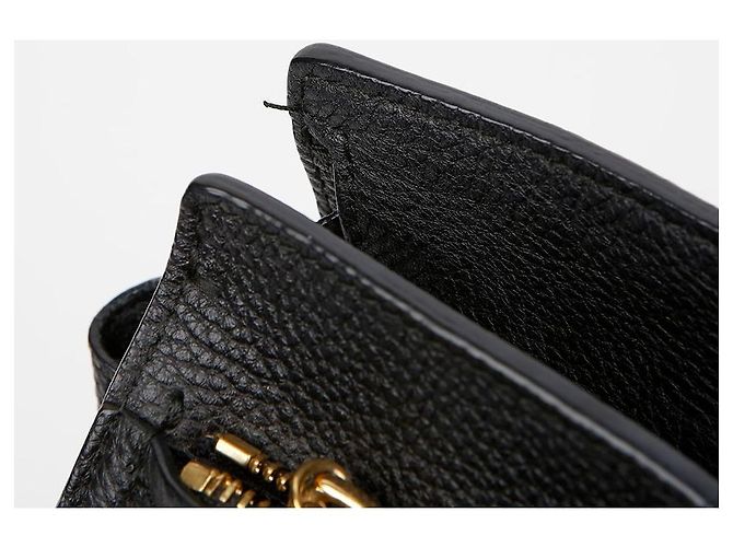 Salvatore Ferragamo Amy Leder Handtasche Medium Schwarz - Ansicht 2