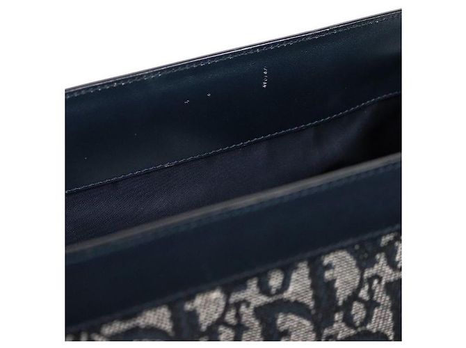 Dior Borsa Tote Oblique Canvas con una tasca Multicolore - vista 10