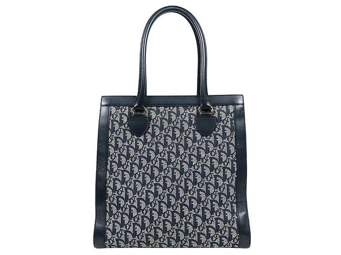 Dior Borsa Tote Oblique Canvas con una tasca Multicolore - vista 3