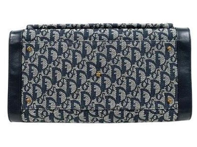 Dior Borsa Tote Oblique Canvas con una tasca Multicolore - vista 4