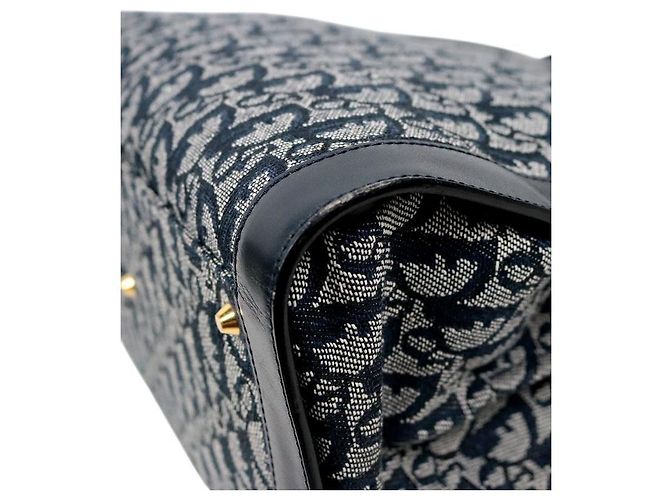 Dior Borsa Tote Oblique Canvas con una tasca Multicolore - vista 6