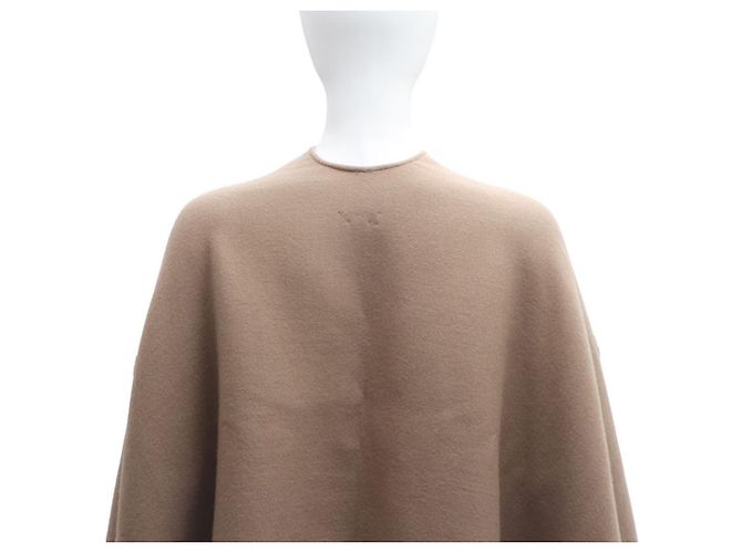 Burberry Sciarpa e mantella poncho a quadri in lana Marrone - vista 5