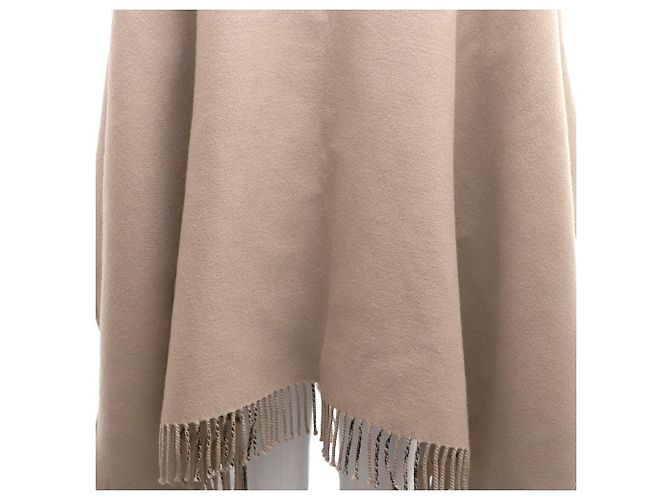 Burberry Sciarpa e mantella poncho a quadri in lana Marrone - vista 6