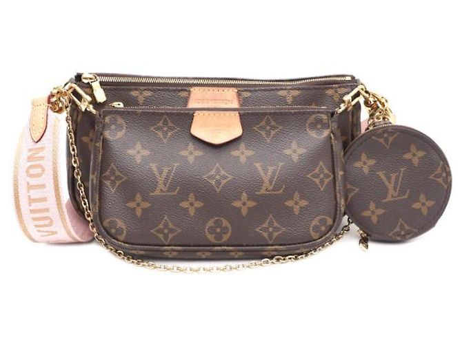 Louis Vuitton Borsa a tracolla e crossbody Monogram Multi Pochette Accessories Rosa - vista 10