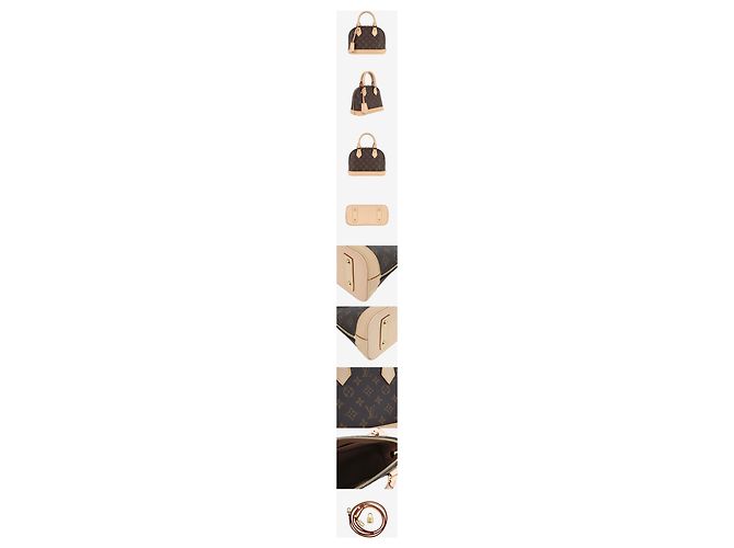 Louis Vuitton Alma BB Monogram Chip Braun - Ansicht 2