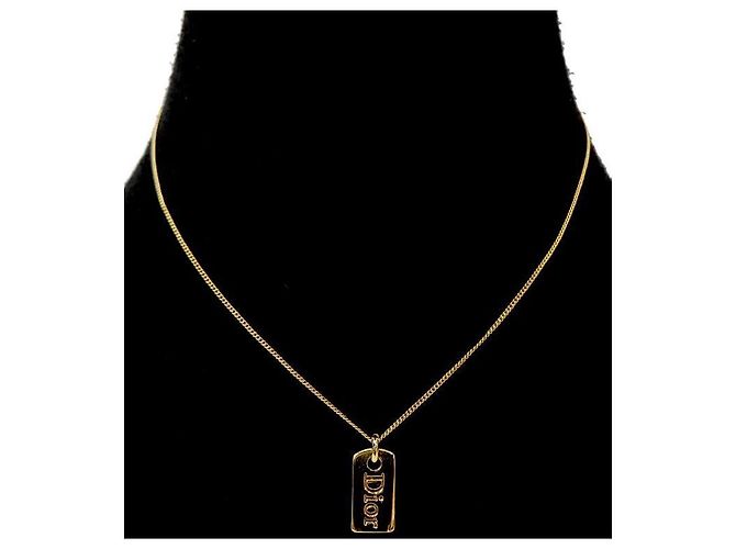 Collana Dior Plate Gold D'oro - vista 5