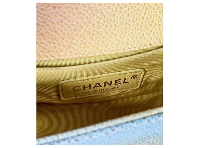 Chanel Rainbow Mini Caviar Boy Bag Multicolore - vista 13