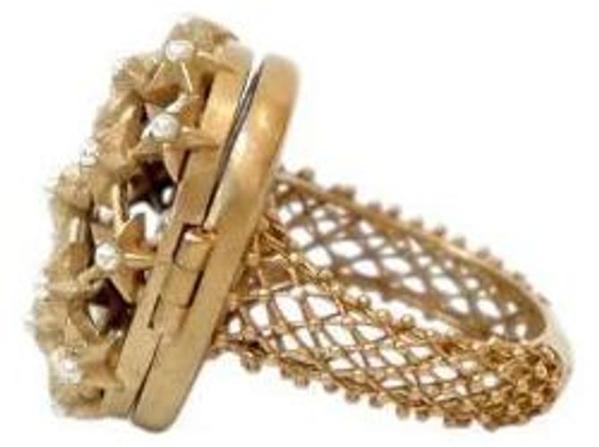 Dior Pearl Star Gold Ring Größe Golden - Ansicht 2
