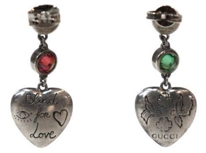 Gucci Orecchini Blind for Love Silver Argento - vista 3
