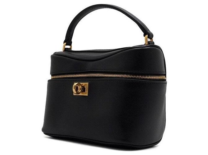 Balenciaga Borsa Tote e Borsa a Tracolla Rodeo Vanity in pelle di vitello nera Nero - vista 3