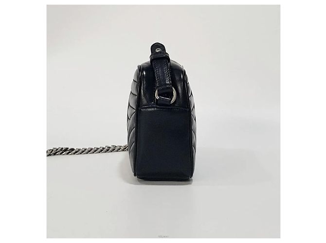 Prada Borsa a tracolla Diagram Chain Nero - vista 4