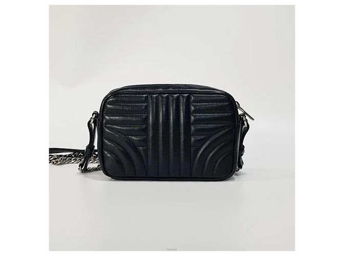 Prada Borsa a tracolla Diagram Chain Nero - vista 5