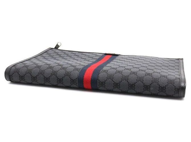 Balenciaga Borsa a pochette da uomo BB Canvas Hacker Project Nero - vista 8