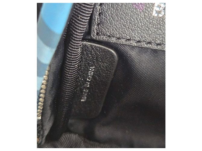 Burberry Blue Check Backpack Keyring Charm - view 6