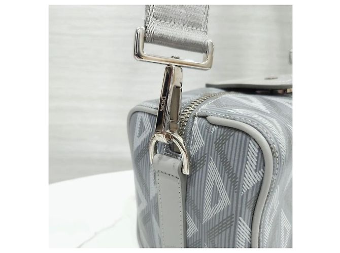 Dior Borsa Crossbody Diamond Ring Grigia Marrone - vista 4