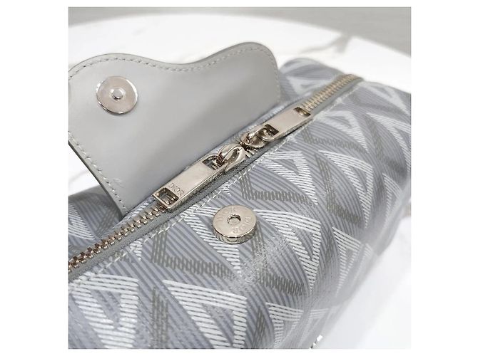 Dior Borsa Crossbody Diamond Ring Grigia Marrone - vista 6
