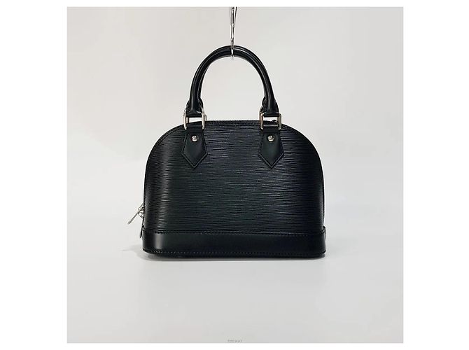 Louis Vuitton Epi Alma BB Pelle Nera Nero - vista 4