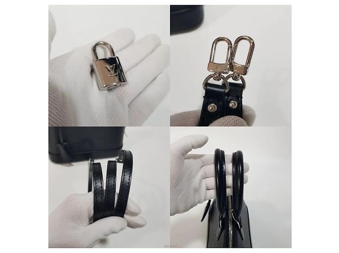 Louis Vuitton Epi Alma BB Pelle Nera Nero - vista 5