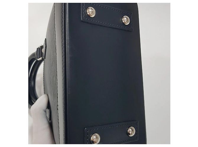 Louis Vuitton Epi Alma BB Pelle Nera Nero - vista 8