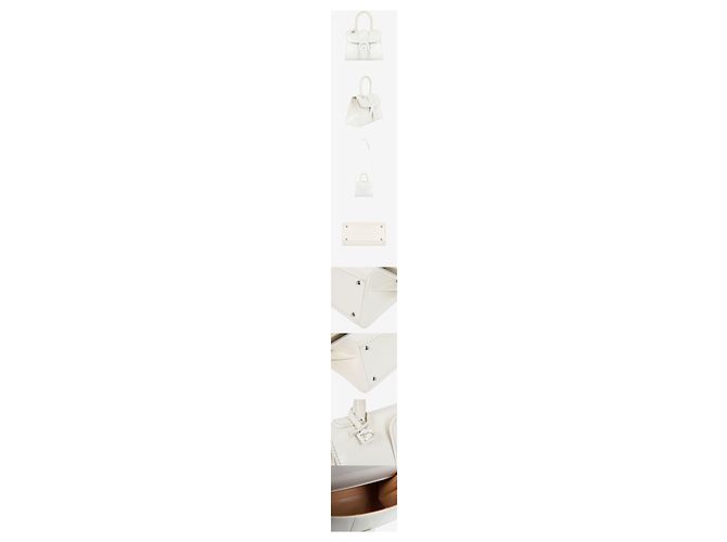 Delvaux Briant Mini Box Ivory Blanco - vista 2