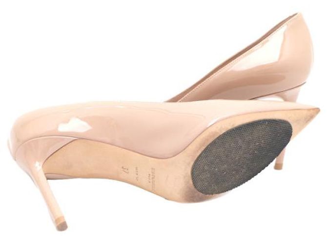 Saint Laurent Scarpe con tacco a spillo in vernice da donna Marrone - vista 13