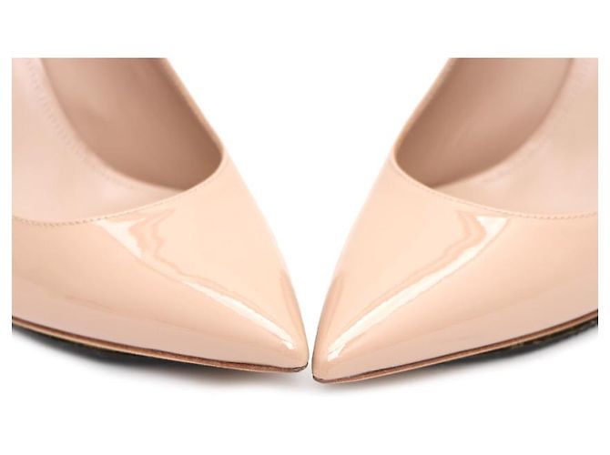 Saint Laurent Scarpe con tacco a spillo in vernice da donna Marrone - vista 14