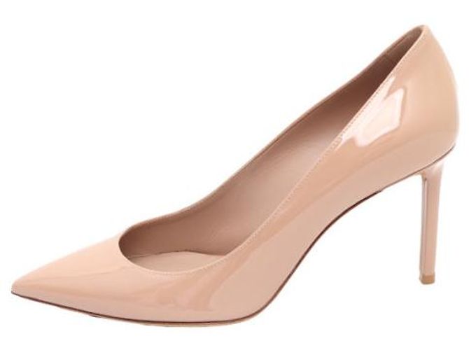 Saint Laurent Scarpe con tacco a spillo in vernice da donna Marrone - vista 9