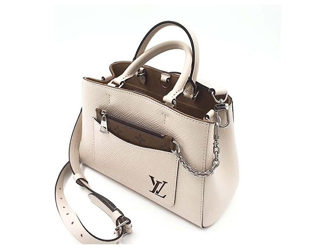 Louis Vuitton Epi Marelle BB Top Handle Blanco - vista 2