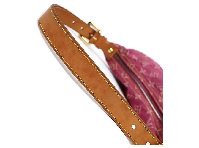 Louis Vuitton Bolso de hombro slouchy de denim rosa - vista 7