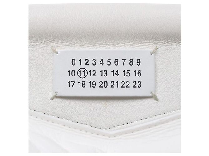 Maison Martin Margiela Borsa a spalla Glam Slam Medium White Bianco - vista 9
