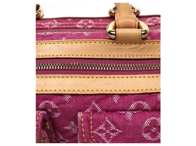 Louis Vuitton Pink Denim Neo Speedy Rosa - vista 8