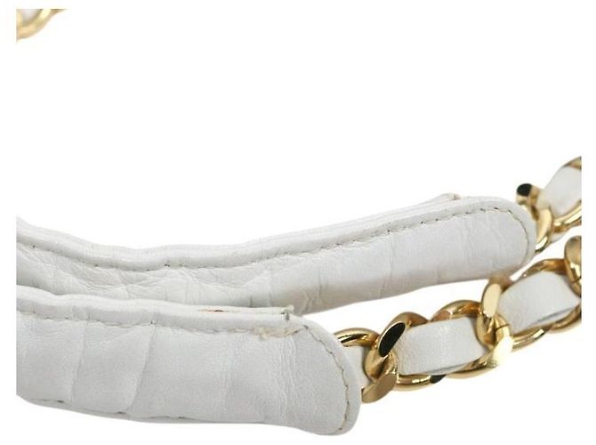 Chanel Borsa a tracolla in denim bicolore con catena Multicolore - vista 7